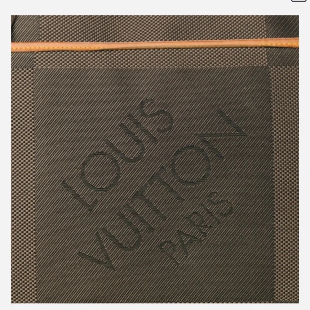 Louis Vuitton Damier Geant Terre Messenger Bag, Canvas Laptop Bag, Authentic